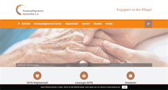 Desktop Screenshot of krankenpflegeverein.net